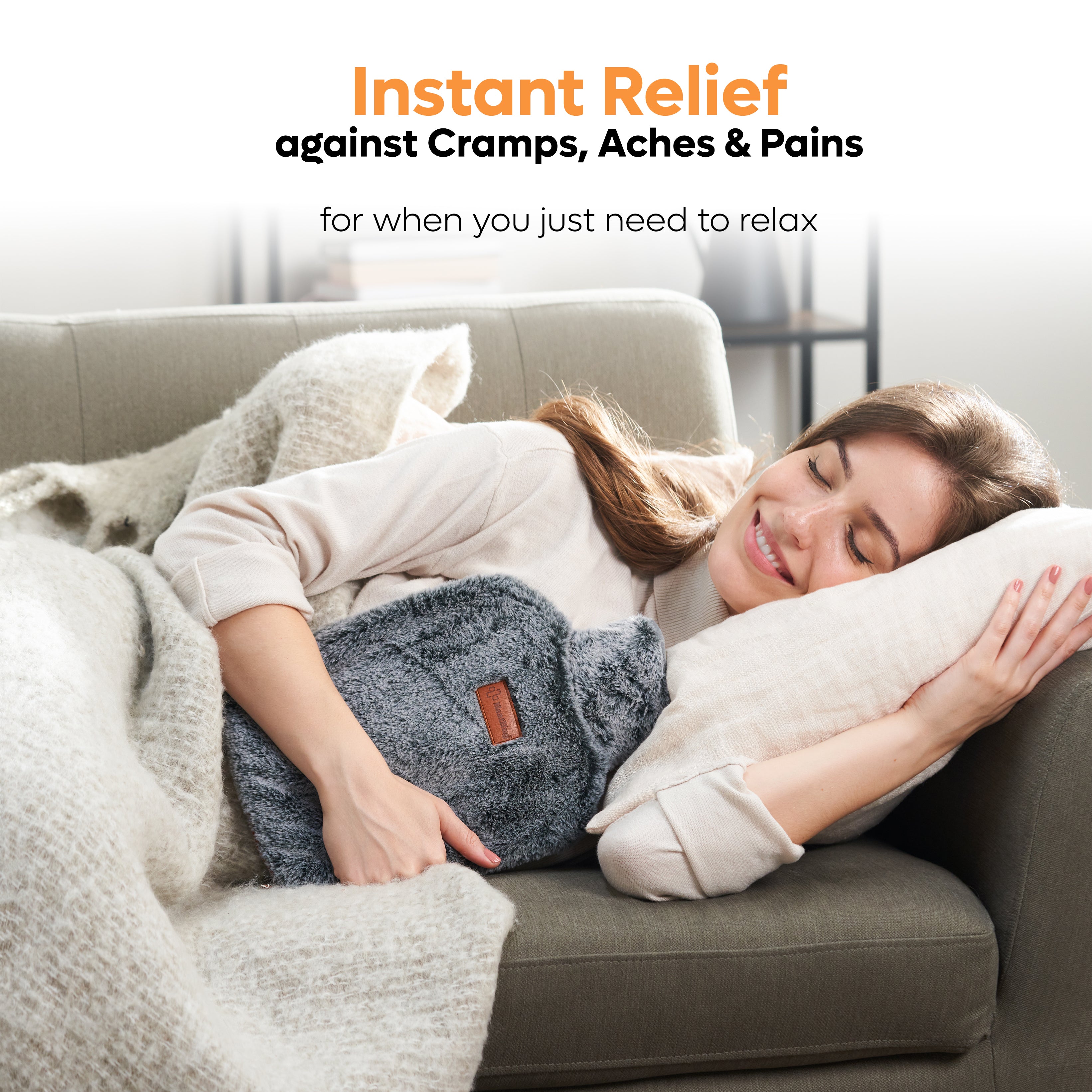 BigHug, 2l Hot Water Bottle with Cover