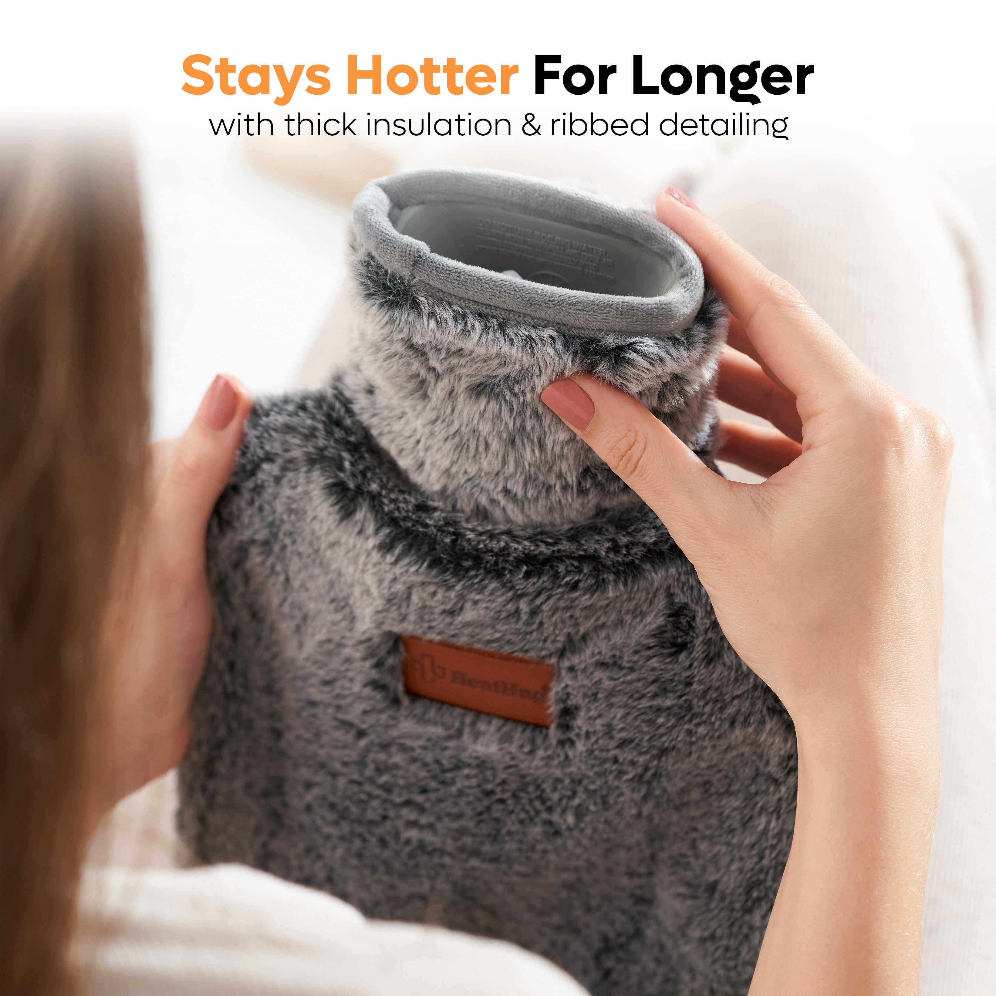 BigHug, 2l Hot Water Bottle with Cover