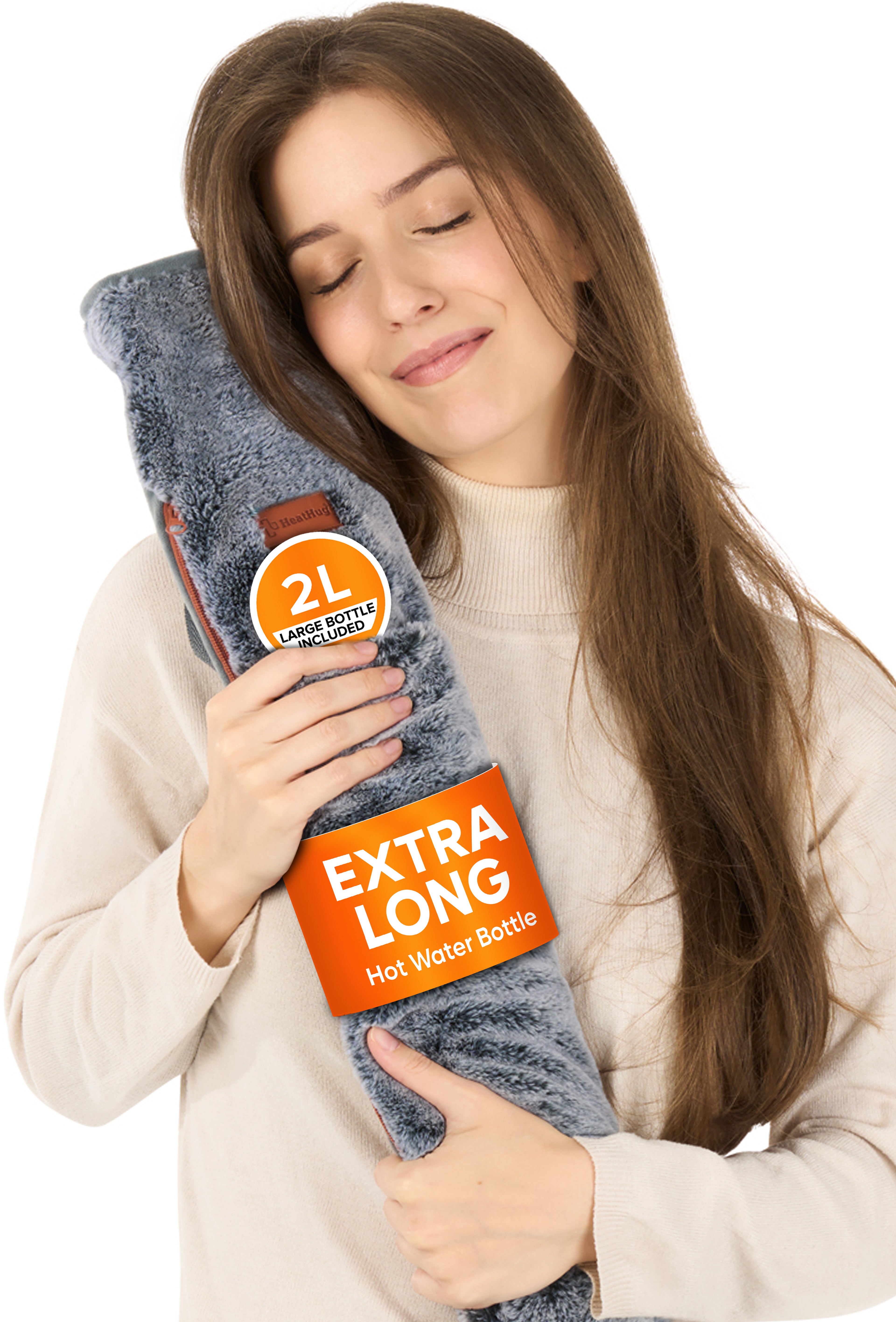 LongHug, 1.5l Long Wrap Around Hot Water Bottle