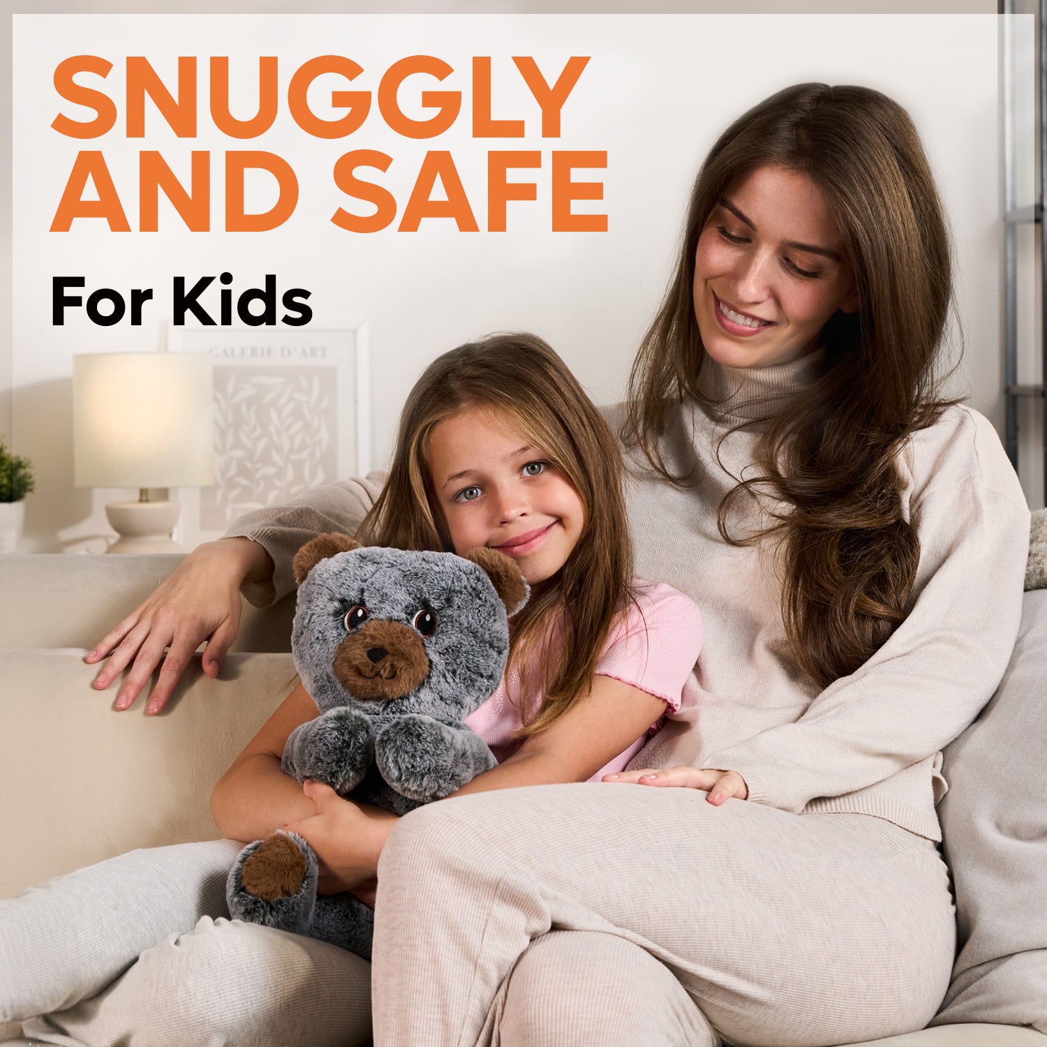 BearHug, Kids Hot Water Bottle with Cover