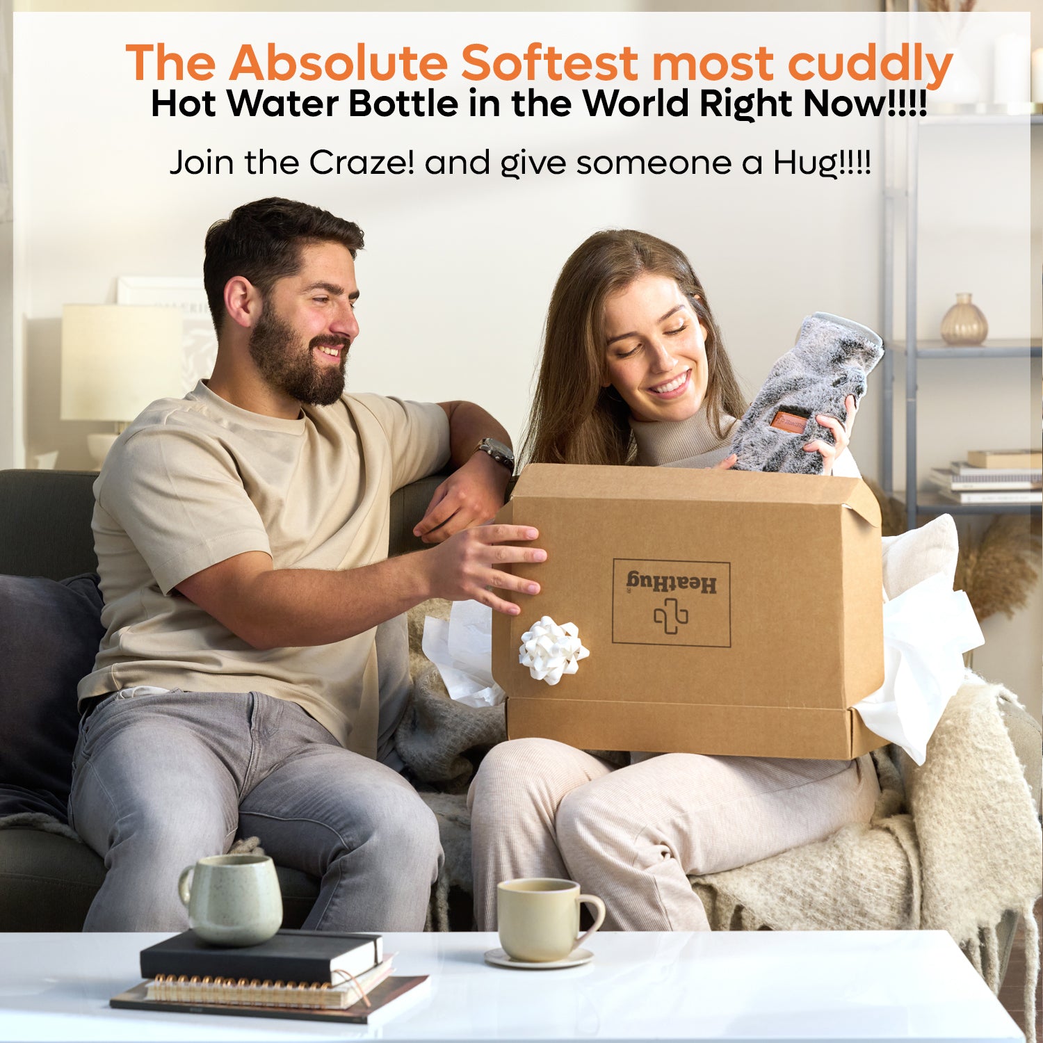 LongHug, 1.5l Long Wrap Around Hot Water Bottle